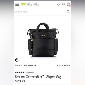 Itzy Ritzy diaper bag